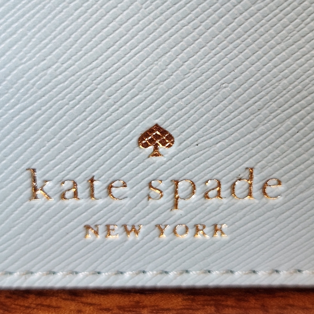 Kate Spade Smokey Blue Card Holder - Picture 5 of 11